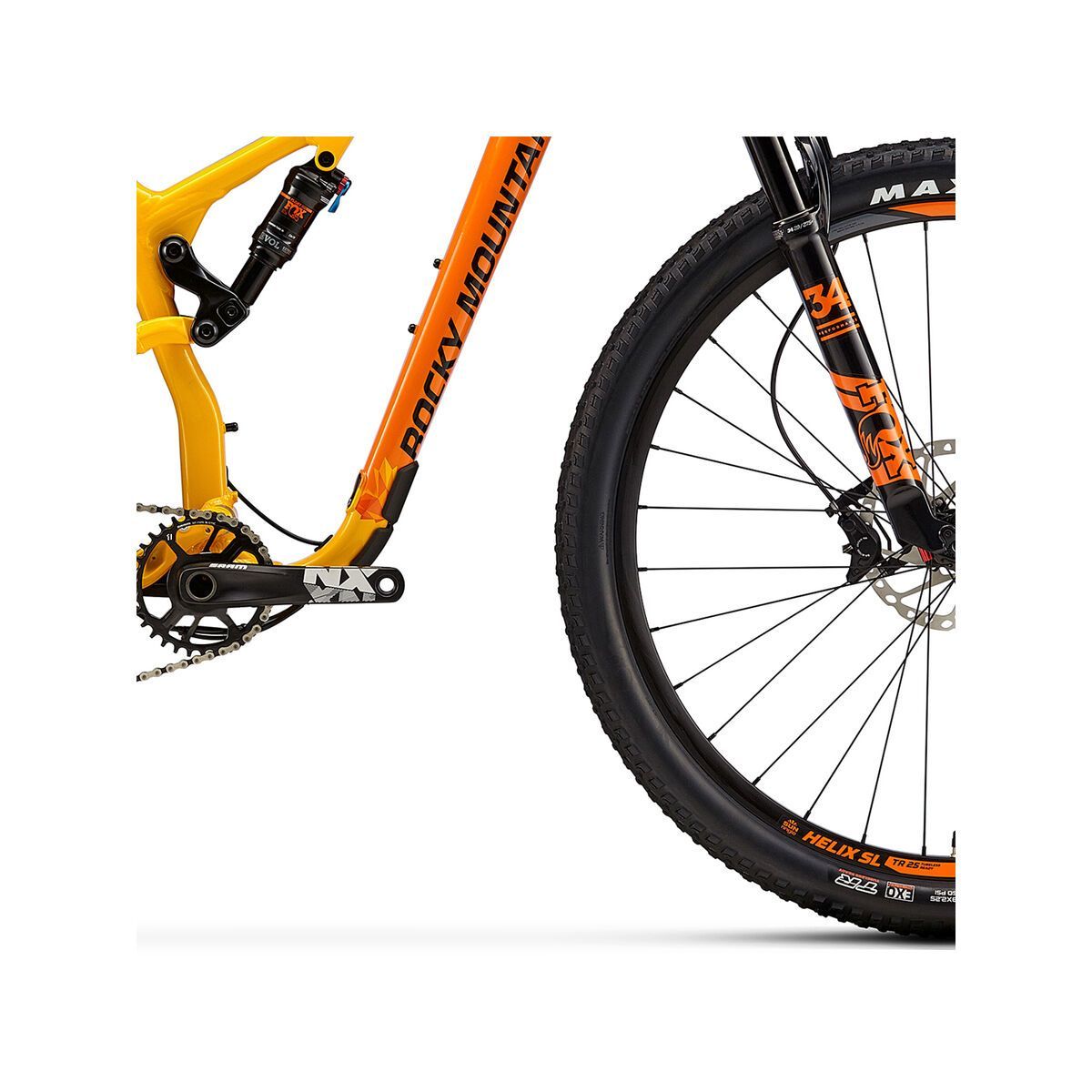 Rocky Mountain Element Alloy 50, fox racing orange/schools out/black in black - Bild 5