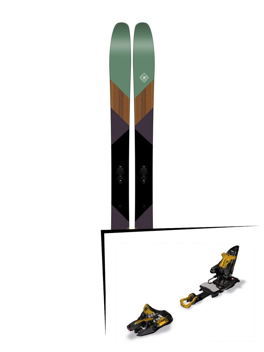 Set: K2 SKI Marksman 2017 + Marker Kingpin 10 (1289301) - Bild 1