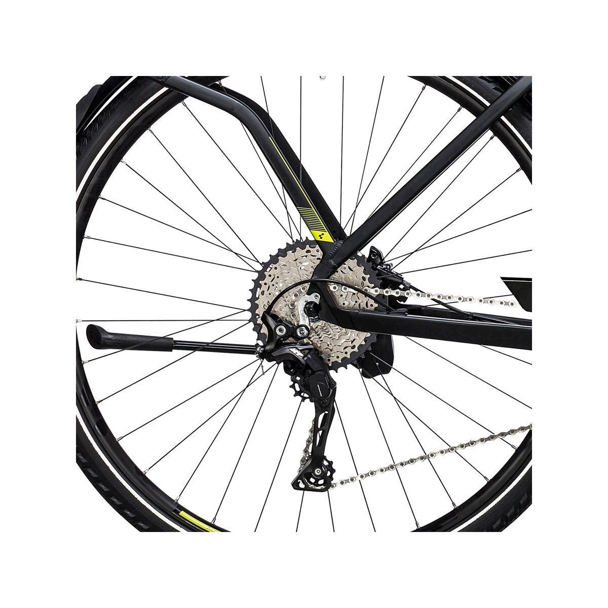 Cube Touring Hybrid EXC 500 Trapeze, black´n´lime - Bild 4