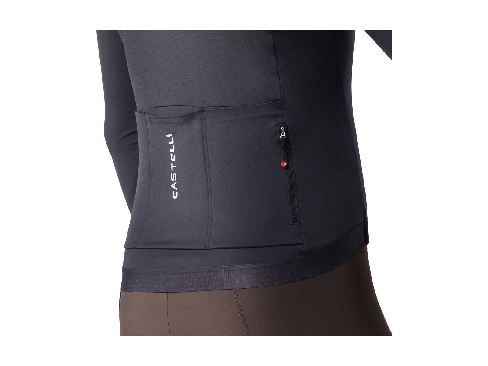 Castelli Espresso Thermal 2 Jersey, black/white - Bild 5