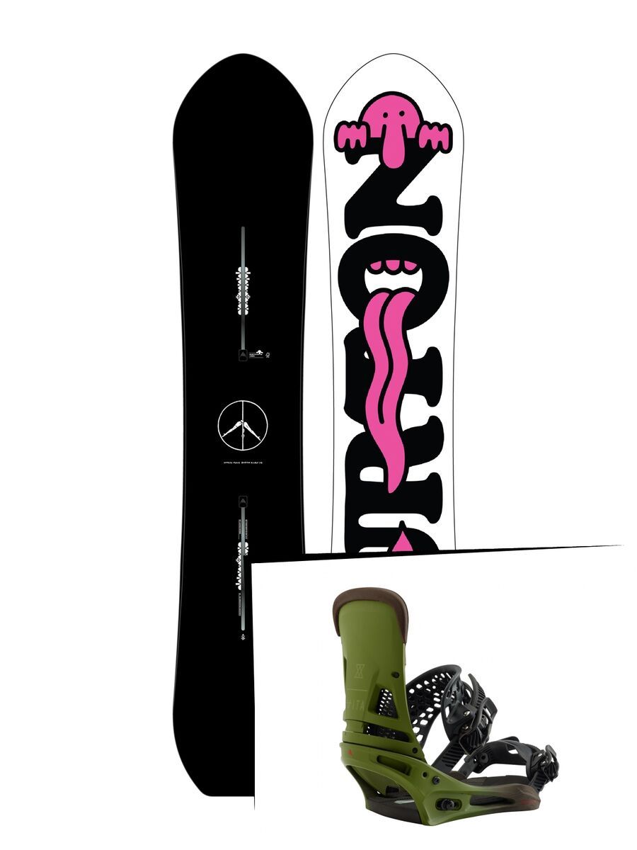 Set: Burton Kilroy Custom 2019 + Burton Malavita camp on green - Bild 1
