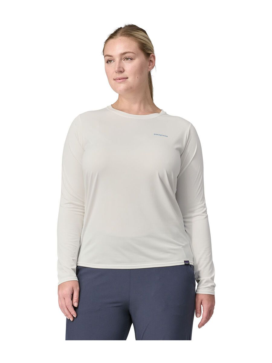 Patagonia Women's Long-Sleeved Capilene Cool Daily Graphic Shirt Waters, light plume grey/white - Bild 5