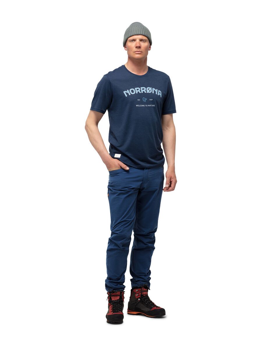 Norrona svalbard light cotton Pants M's, indigo night - Bild 3