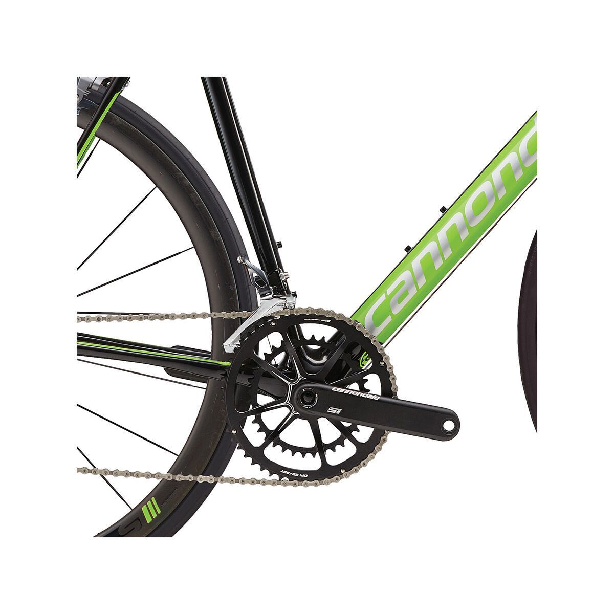 Cannondale SuperSix Evo Hi-Mod Ultegra, berzerker green w/ jet black and chrome - gloss - REP - Bild 3
