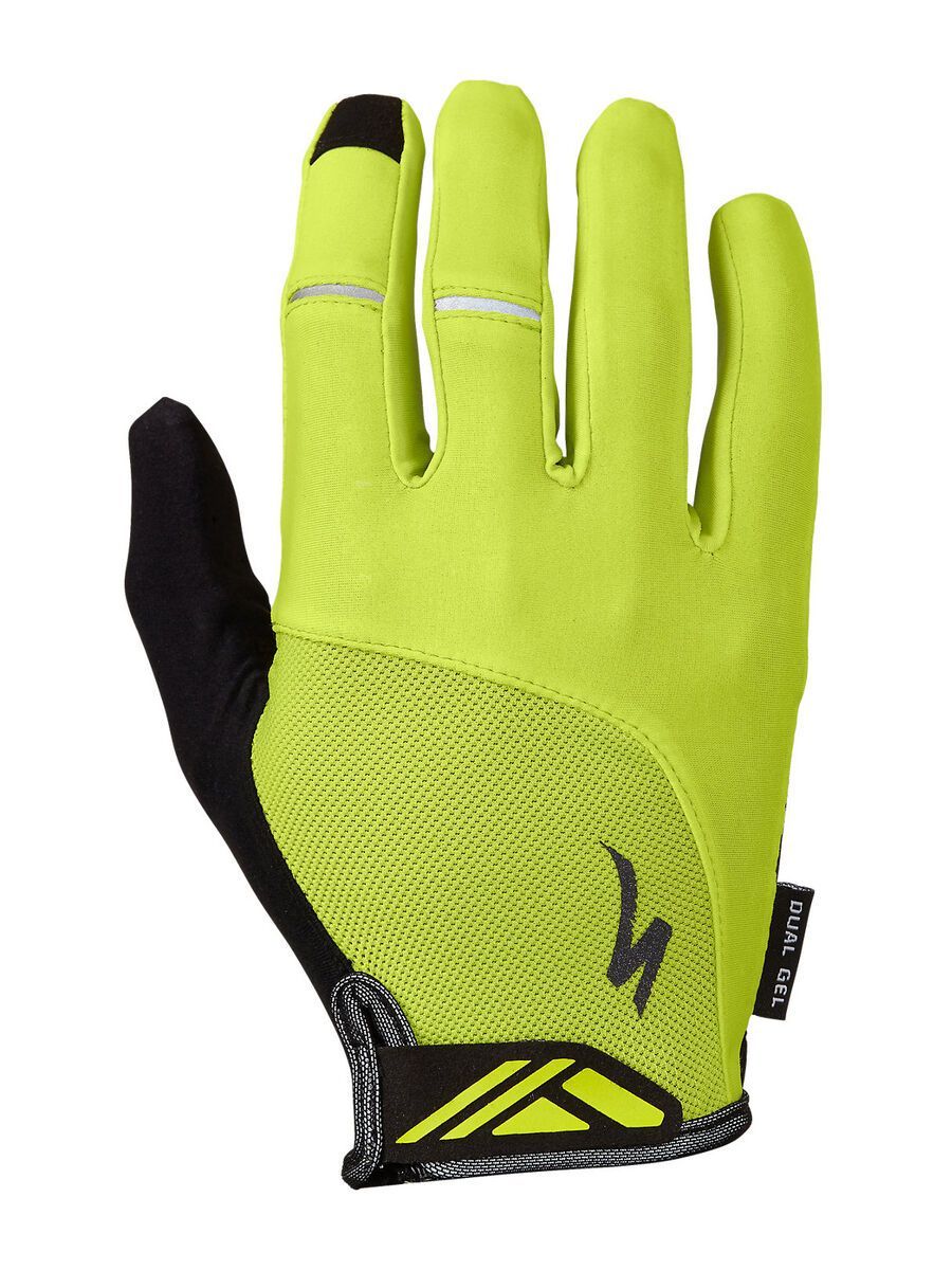 Specialized Body Geometry Dual-Gel Long Finger, hyper green - Bild 1