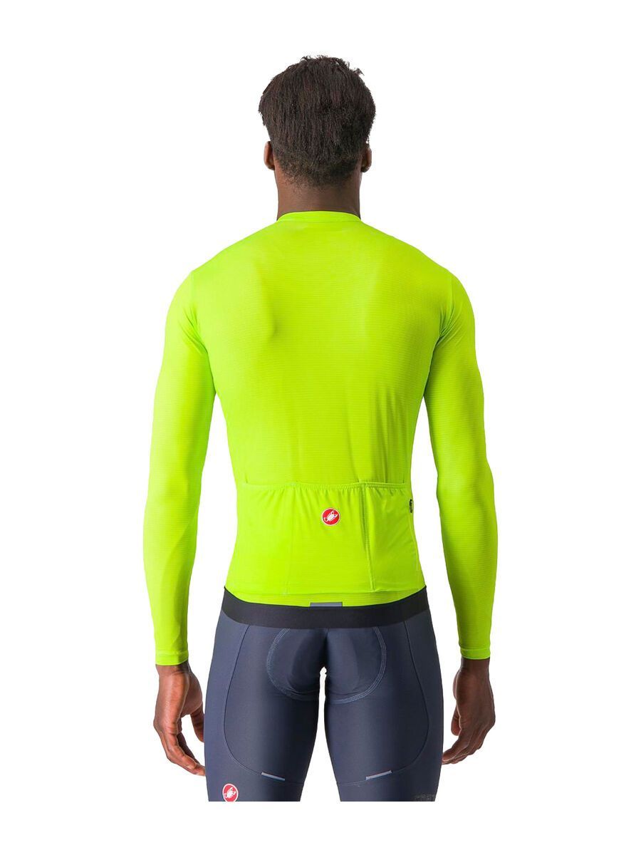 Castelli Espresso LS Jersey, electric lime/deep green - Bild 2