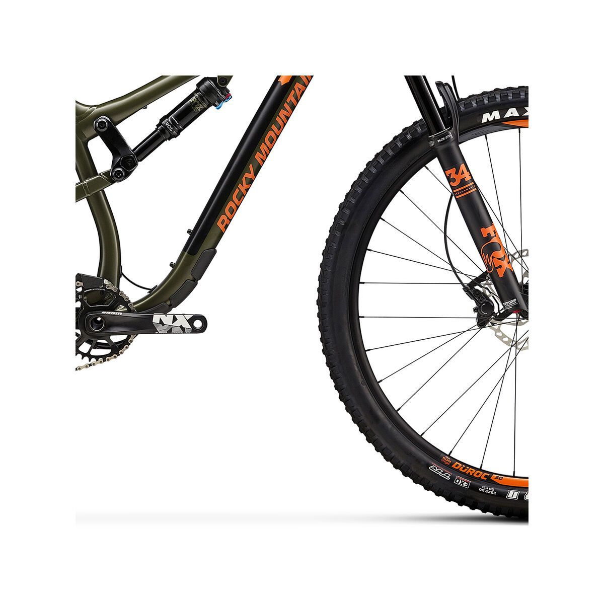 Rocky Mountain Instinct Alloy 50, tank girl/fox racing orange/black in black - Bild 5