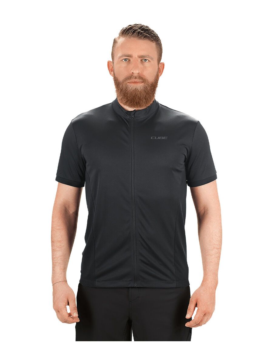 Cube Tour Core Trikot Full Zip kurzarm, black - Bild 2