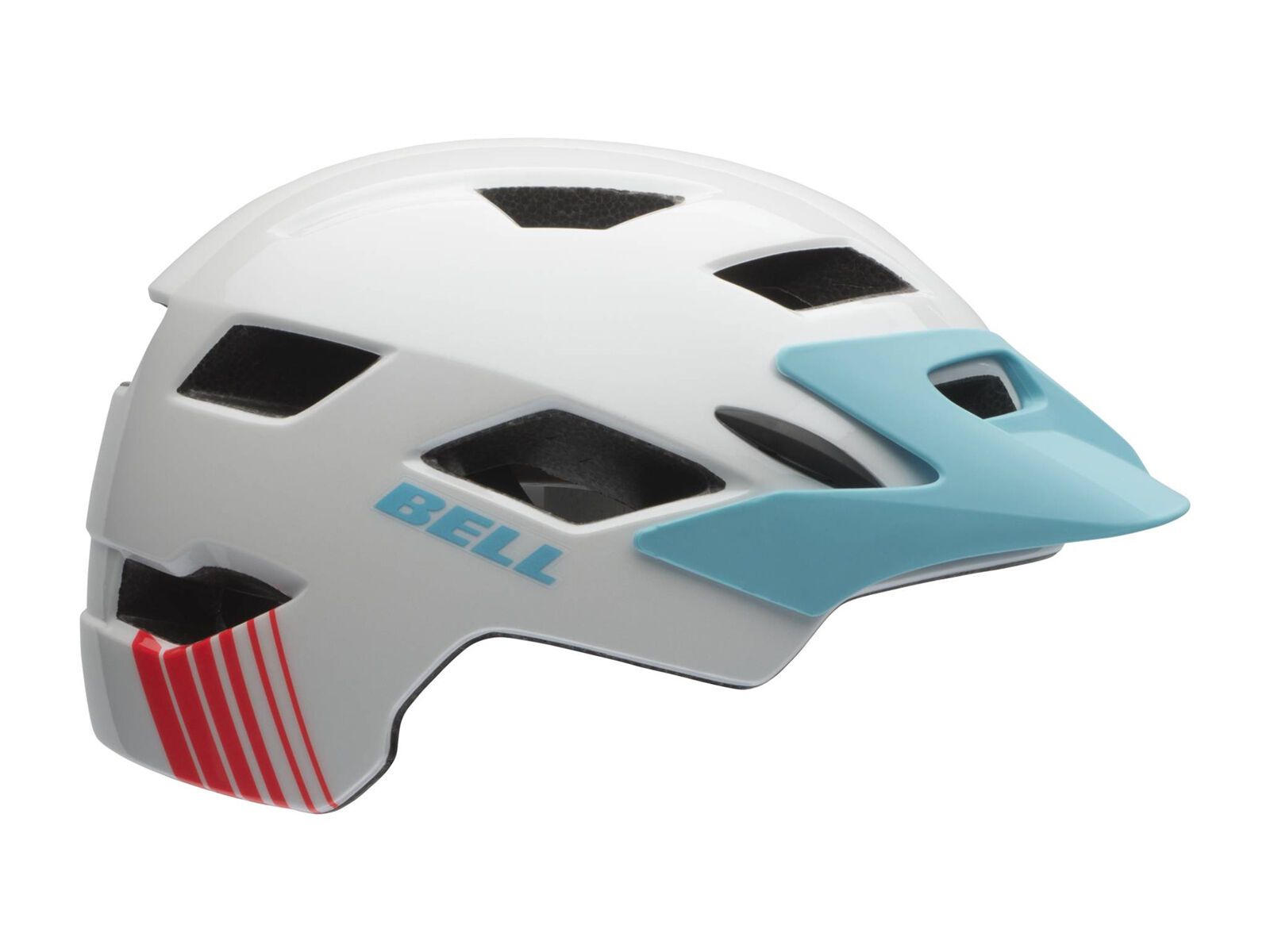 Bell Sidetrack Youth, white/glacier blue - Bild 1