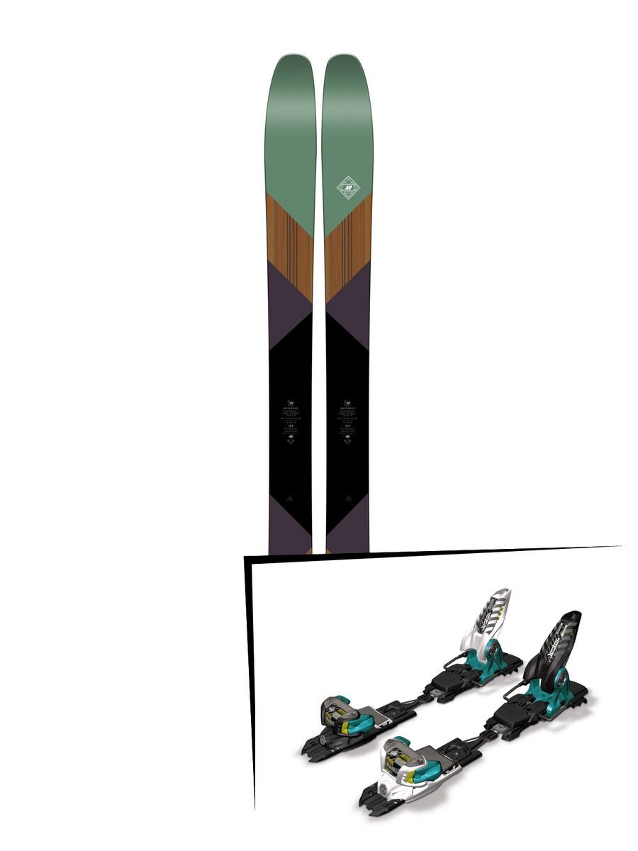 Set: K2 SKI Marksman 2017 + Marker Jester Schizo 16.0 (377331) - Bild 1