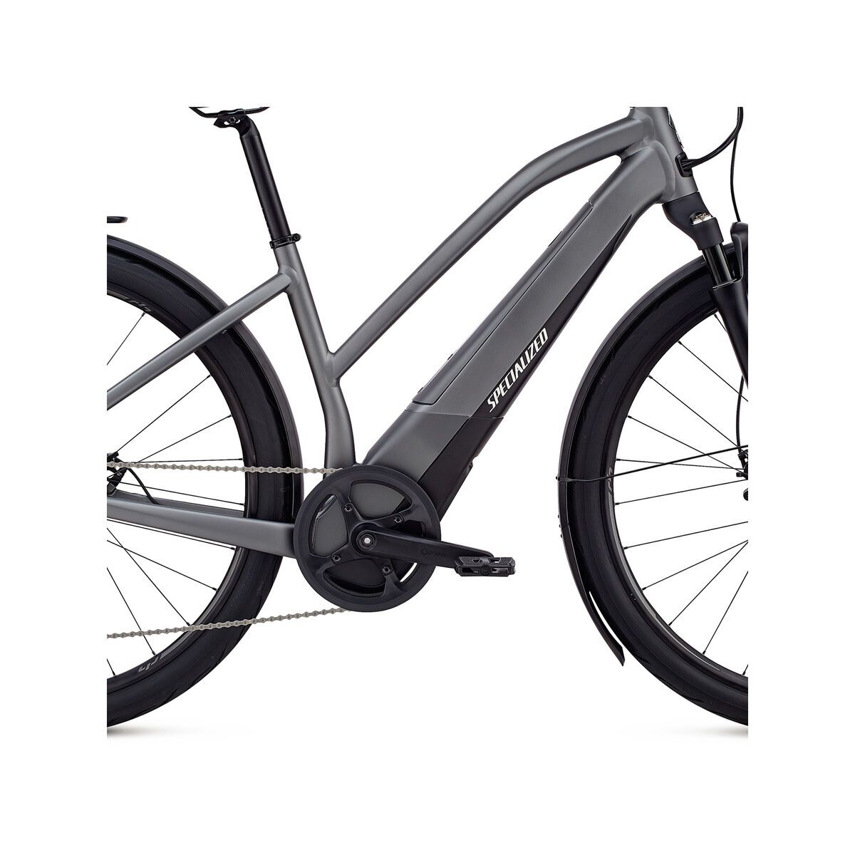 Specialized Women's Turbo Vado 6.0, satin charcoal/black/chrome - Bild 5