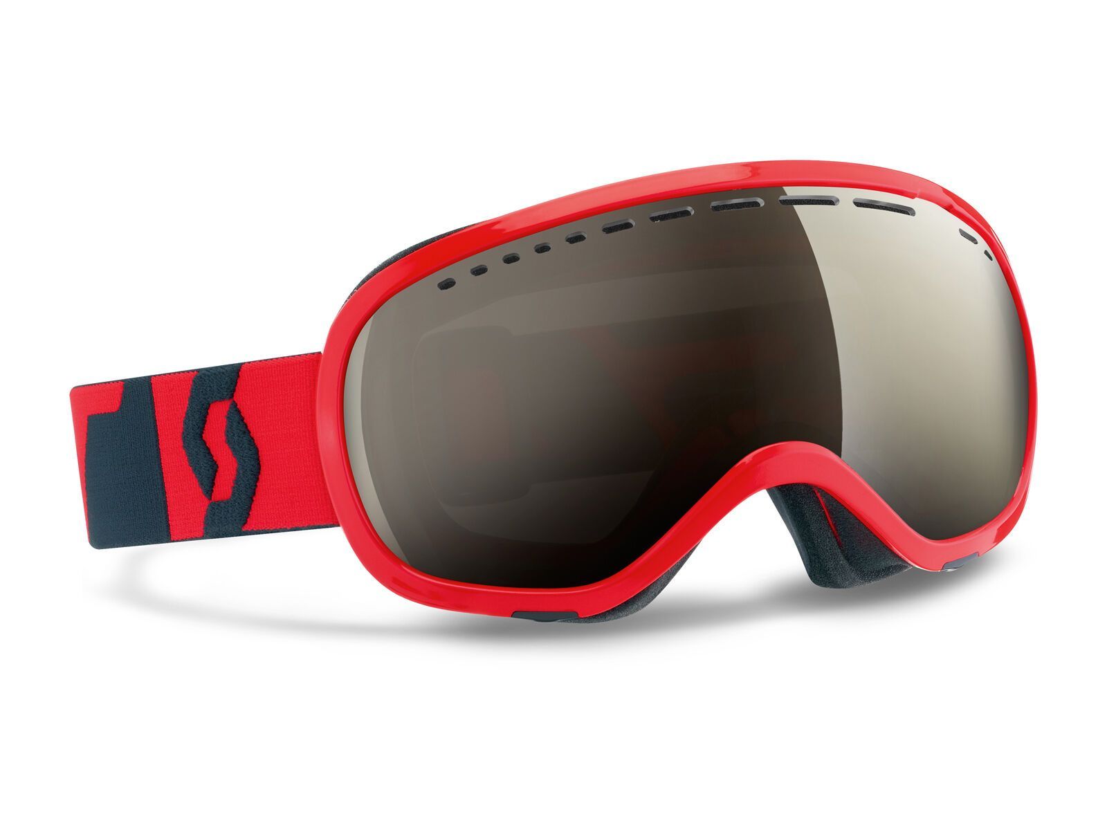 Scott Off-Grid, neon red/black chrome - Bild 1