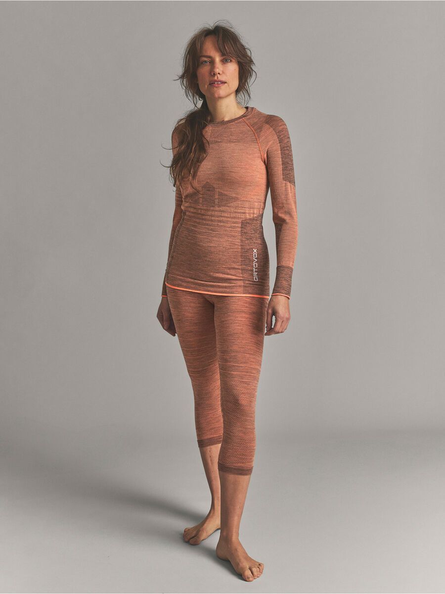 Ortovox 230 Merino Competition Long Sleeve W, faded tangerine - Bild 3