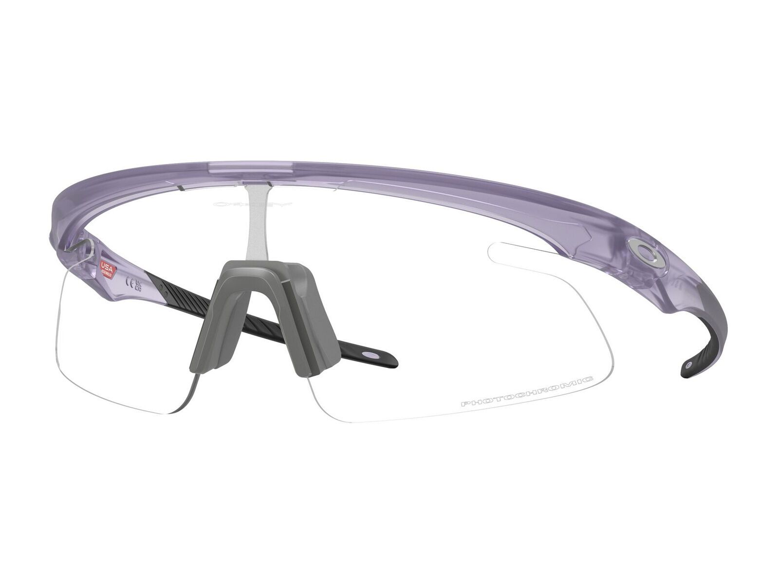 Oakley RSLV Lite, Clear To Black Iridium Photochromic / matte trans lilac - Bild 1