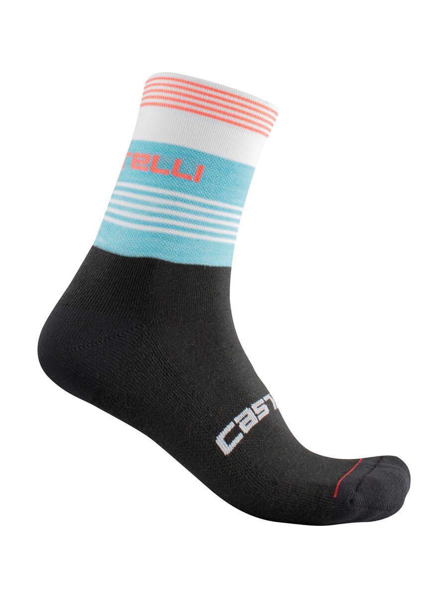 Castelli Linea 15 Sock, celeste/fiery red - Bild 1
