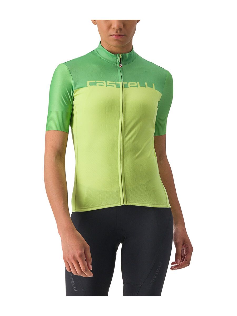 Castelli Velocissima Jersey bright lime/absinthe XS 4522065-244-XS