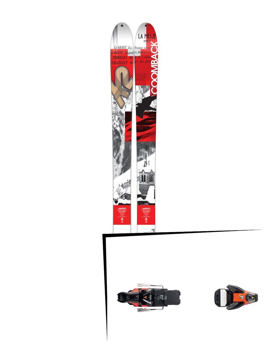 K2 SKI Set: Coomback 104 2016 + Salomon STH2 WTR 16 - Bild 1