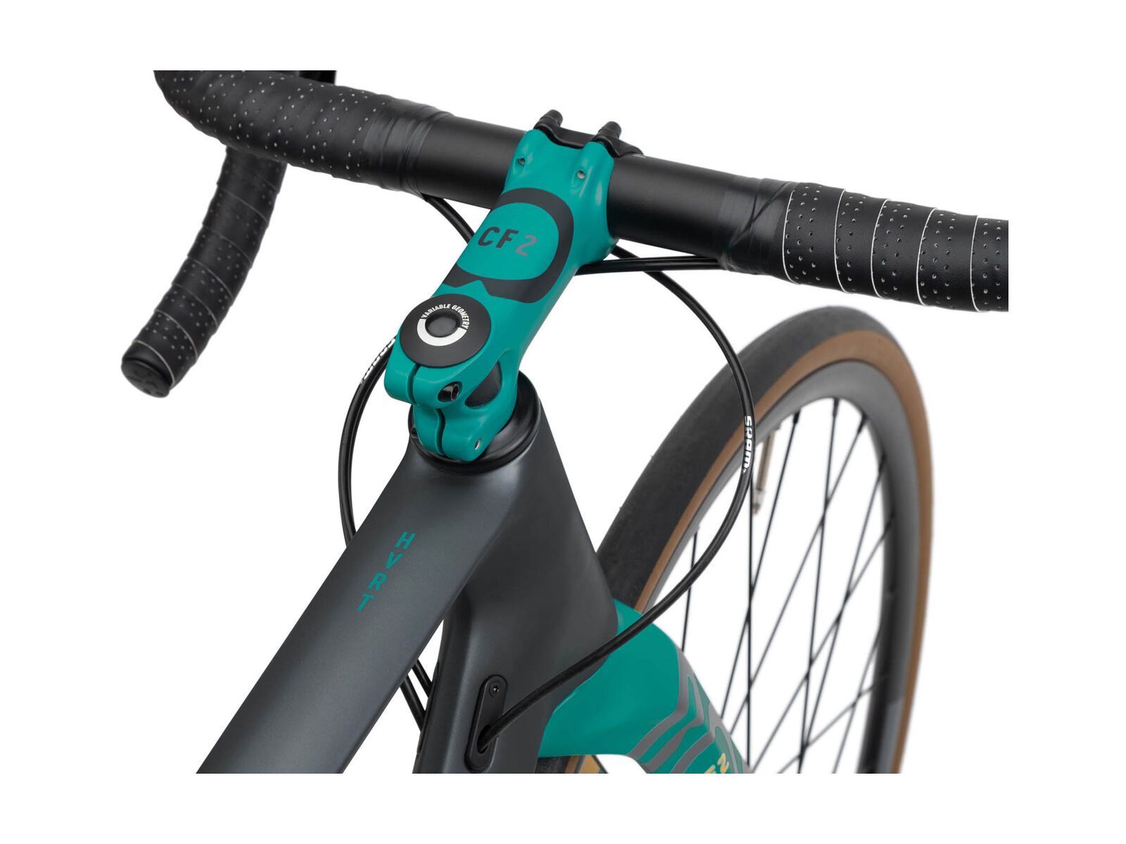 Rondo Hvrt CF2, black/teal - Bild 5