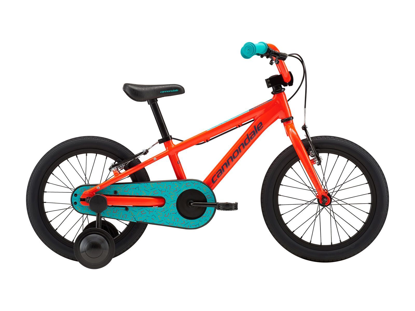 Cannondale Trail 16 Single-Speed Boy's, acid red w/ slate, turquoise, and nitro (ard) - Bild 1