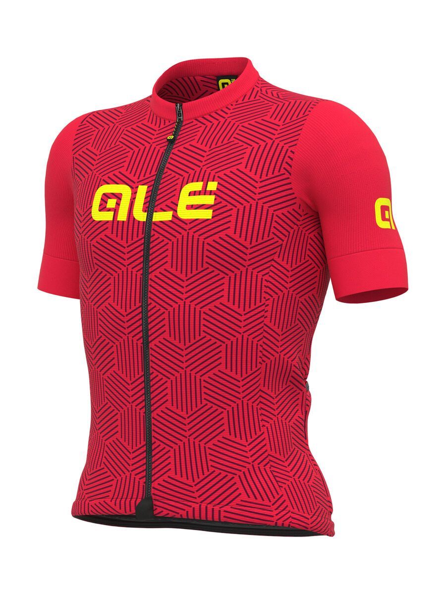 Ale Solid Cross Short Sleeve Jersey, red - Bild 1
