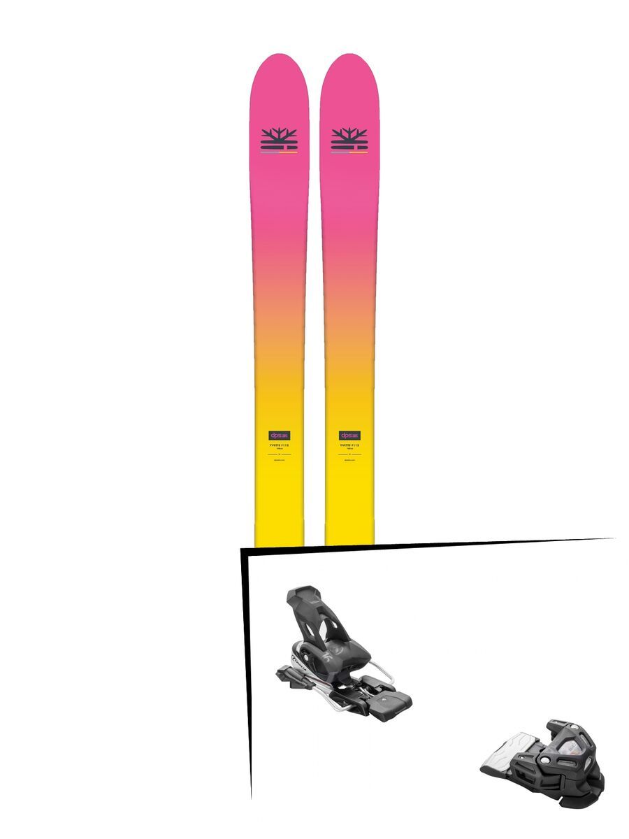 Set: DPS Skis Yvette 112 RP2 Foundation 2018 + Tyrolia Attack 16 solid black - Bild 1