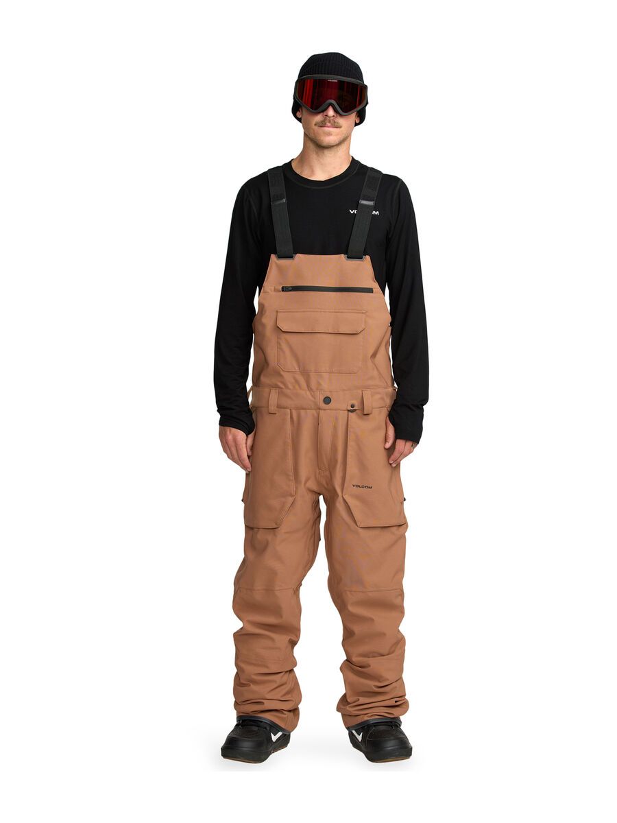 Volcom Roan Bib Overall, terra brown - Bild 1