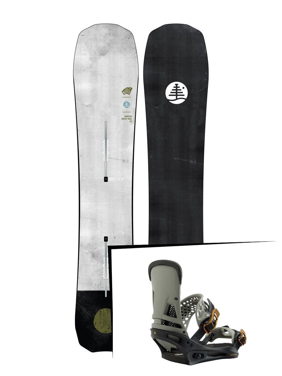 Set: Burton Family Tree Stun Gun 2019 + Burton Malavita black/gray - Bild 1