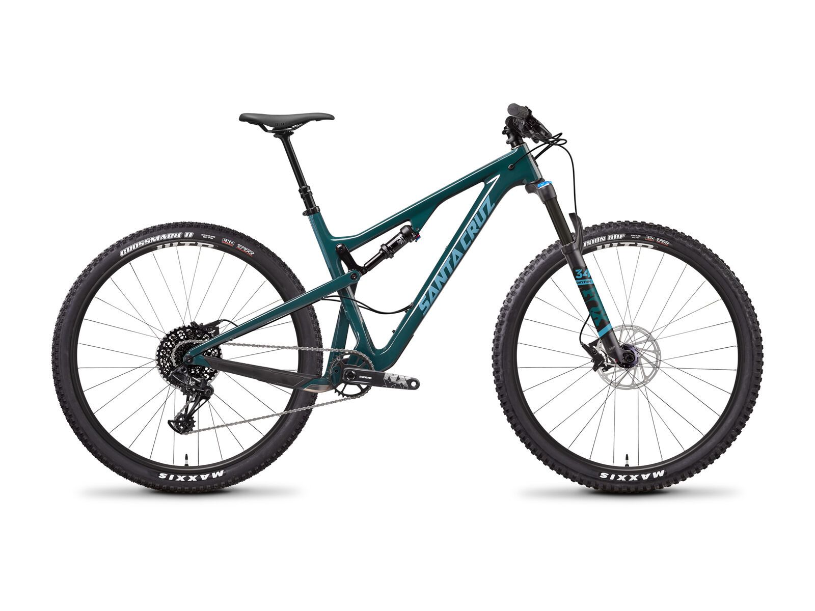Santa Cruz Tallboy C R, forest green and baby blue - Bild 1