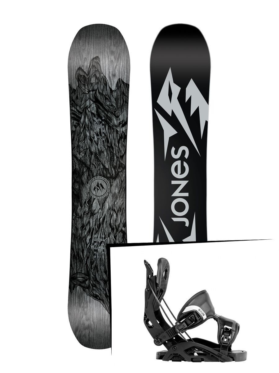 Set: Jones Ultra Mountain Twin 2019 + Flow Fuse (1908454S) - Bild 1