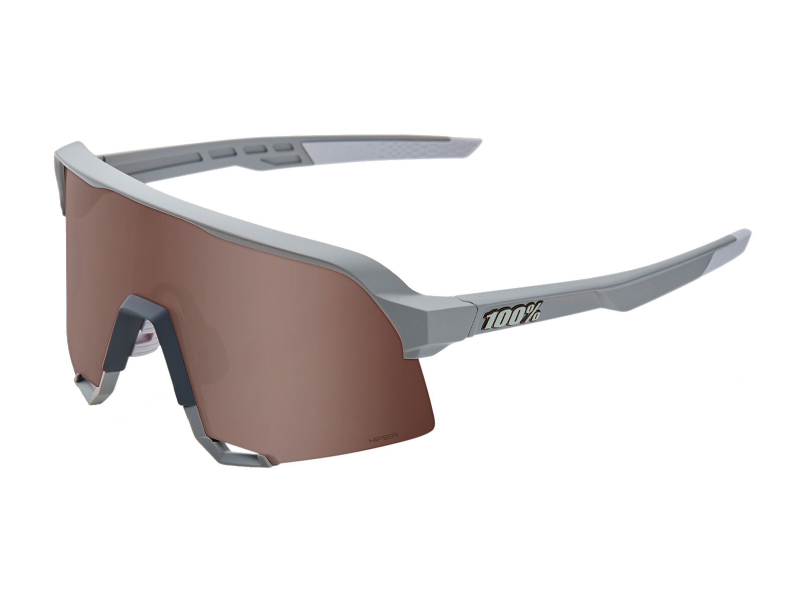 100% S3, HiPER Crimson Silver Mirror / soft tact stone grey - Bild 1