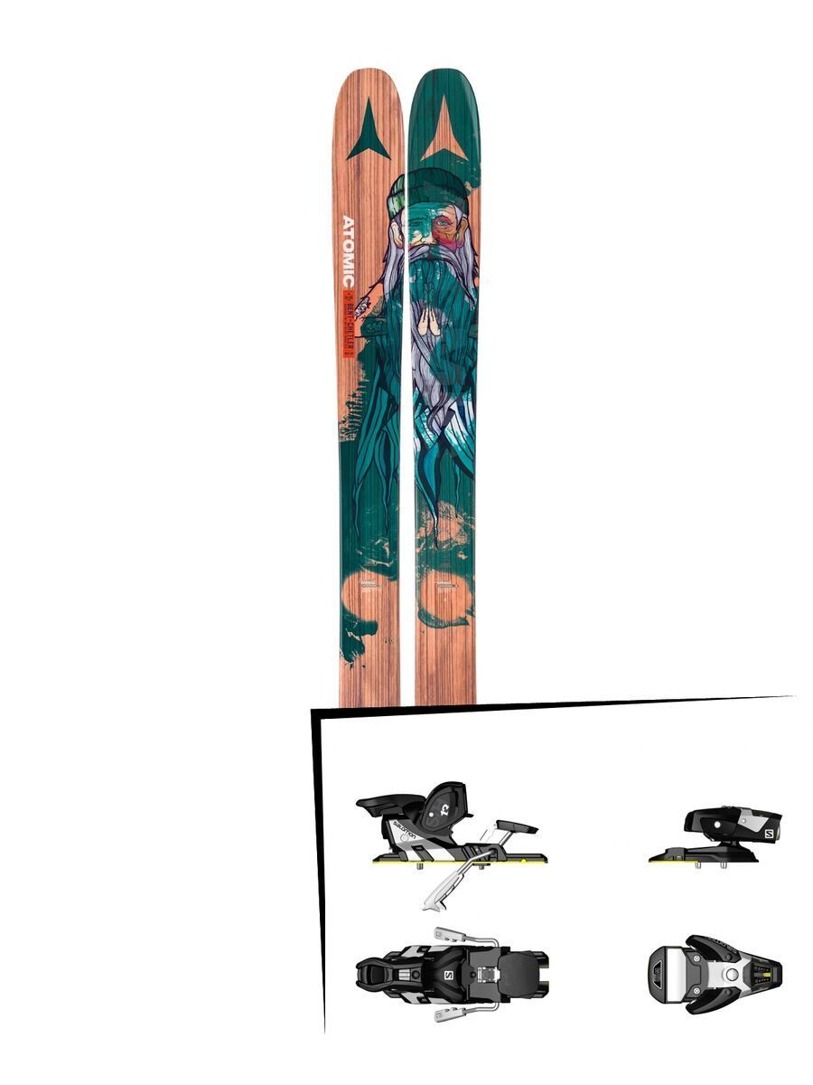 Set: Atomic Backland Bent Chetler 2017 + Salomon STH2 WTR 13 (1456105) - Bild 1