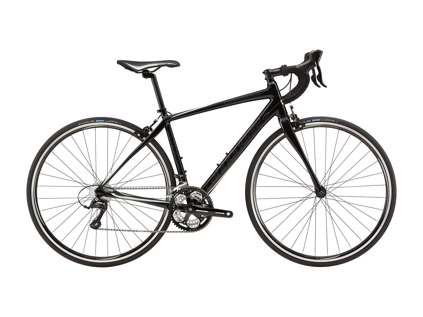 Cannondale Synapse Womens Sora, jet black with sea and super sparkle grey - Bild 1