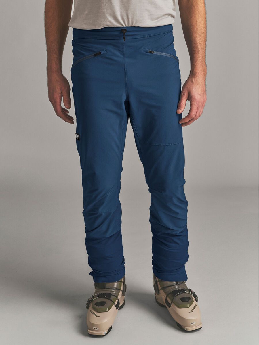 Ortovox Venet Softshell Pants M, blue nunatak - Bild 5