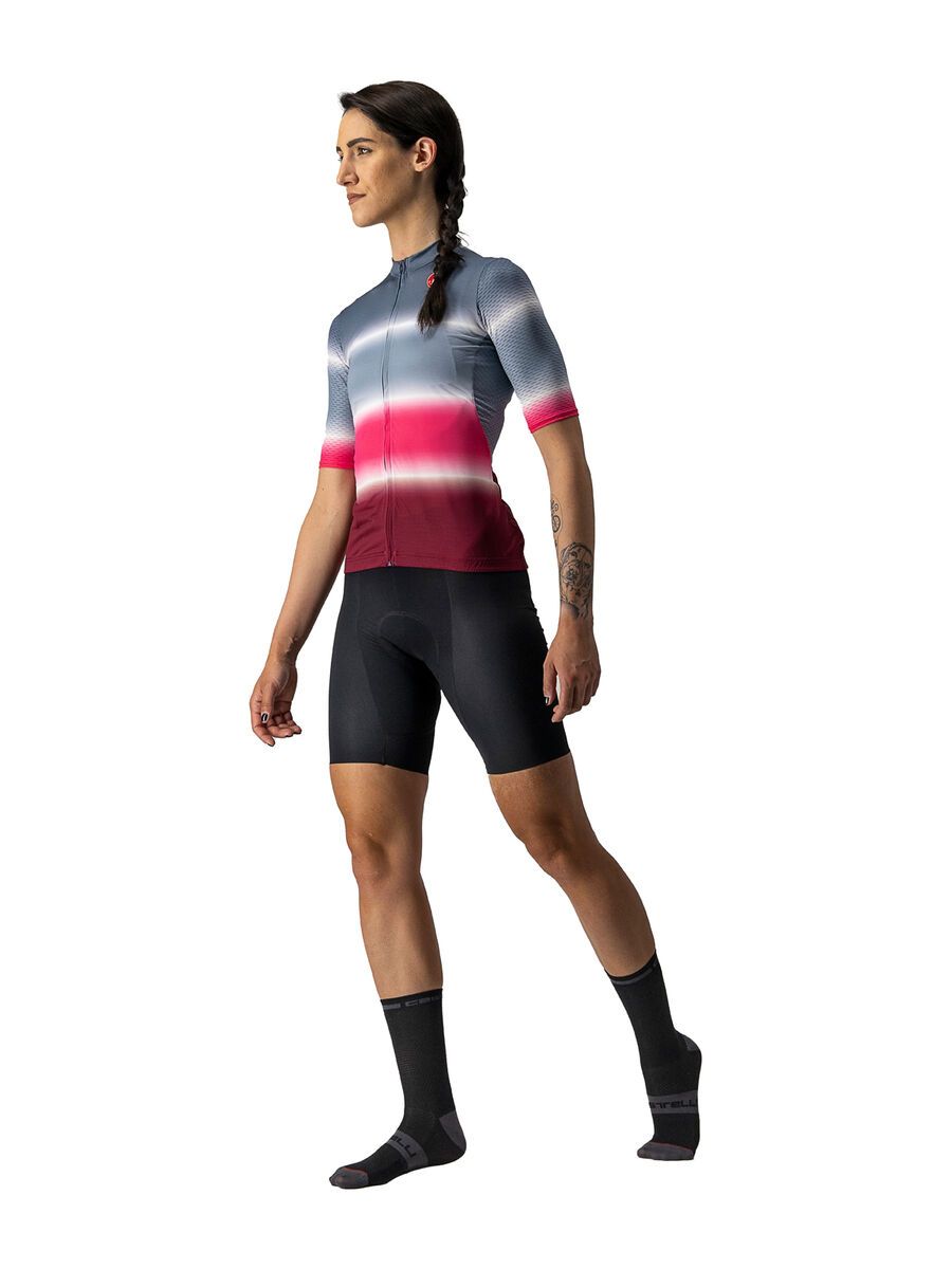 Castelli Dolce Jersey, light steel blue/bordeaux - Bild 3