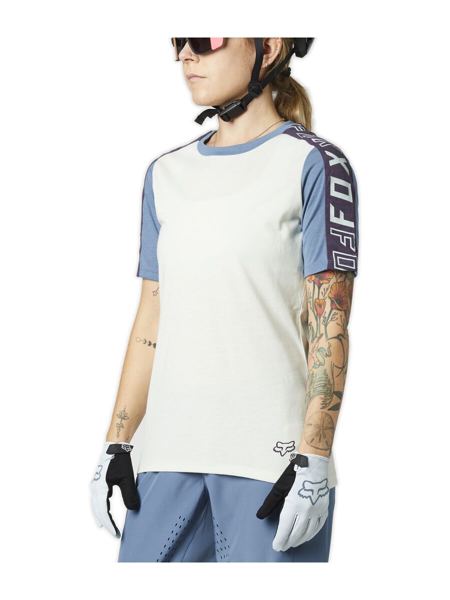 Fox Womens Ranger Drirelease SS Jersey, cloud grey - Bild 3