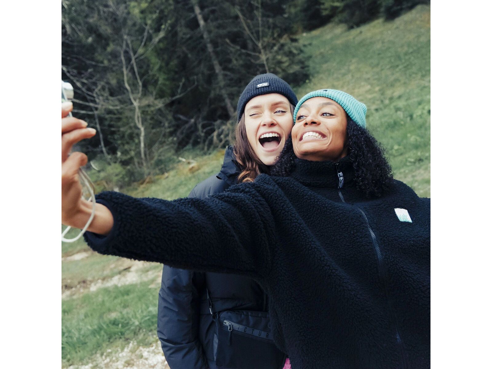 Picture Nyss Embro Zip Fleece, black - Bild 3