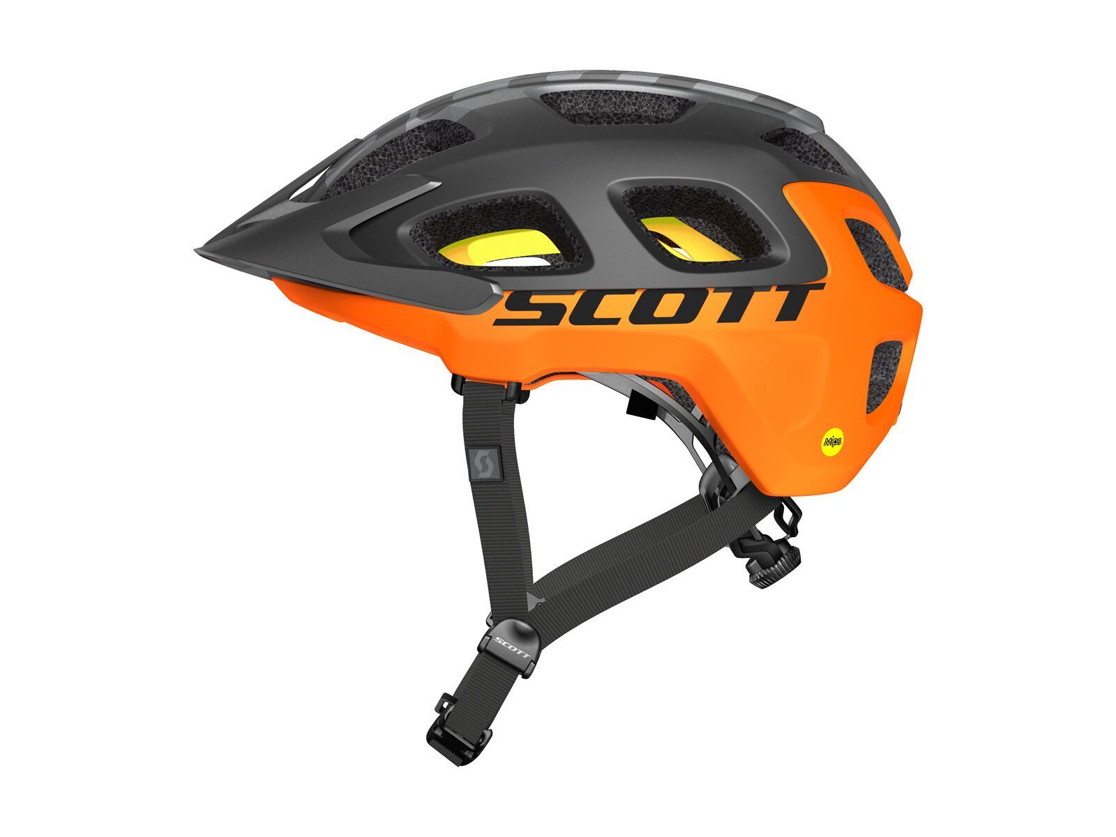 Scott Vivo Plus Helmet, black/orange flash - Bild 2
