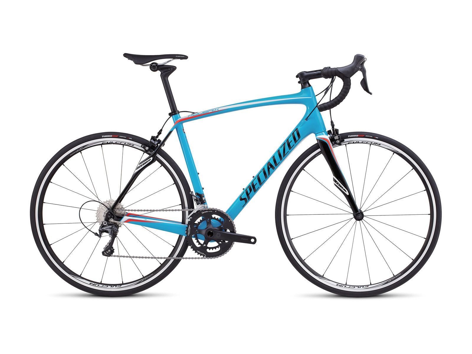 Specialized Roubaix SL4 Comp, gloss cyan/white/rocket red - Bild 1