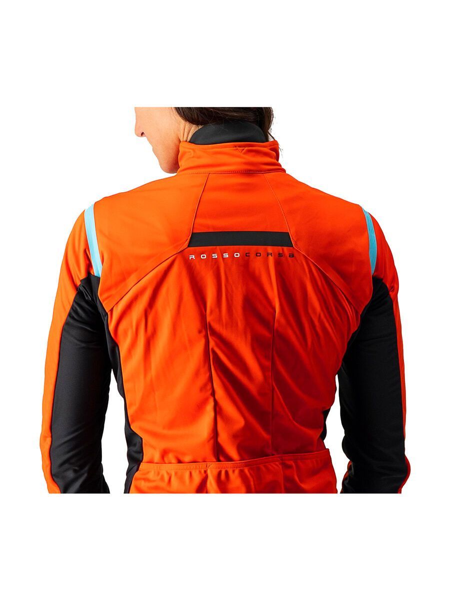 Castelli Alpha RoS 2 W Jacket, fiery red/celeste-matt blue - Bild 6
