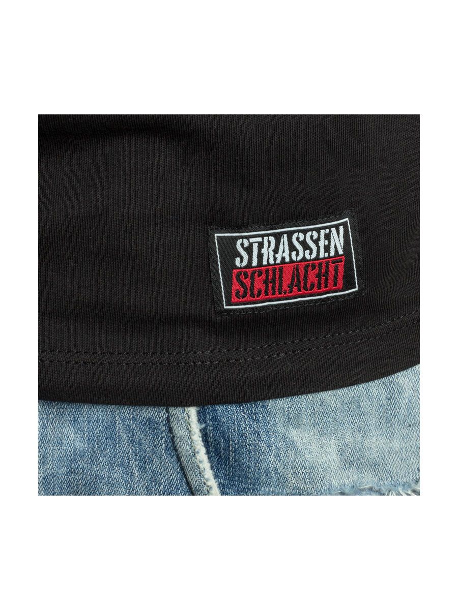 BIKER-BOARDER Strassenschlacht T-Shirt Zahnrad Unisex, schwarz - Bild 3