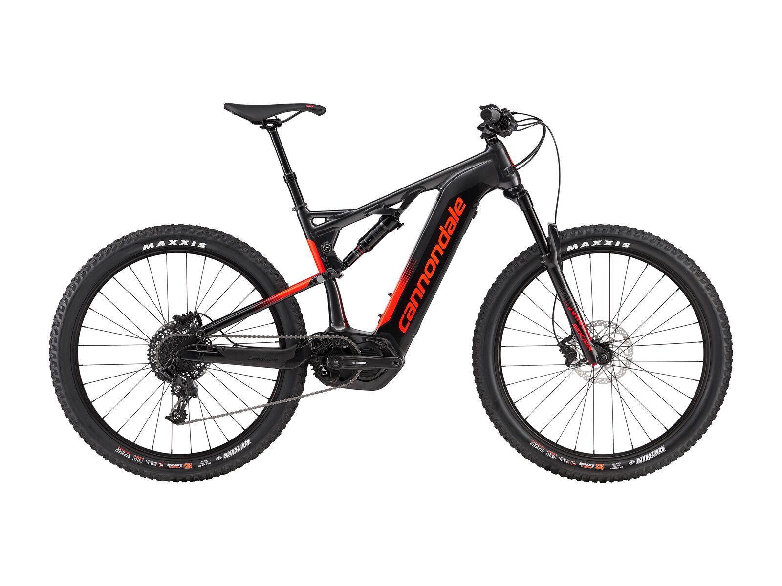 Cannondale Cujo Neo 130 3, graphite w/ pearl black and acid red - Bild 1