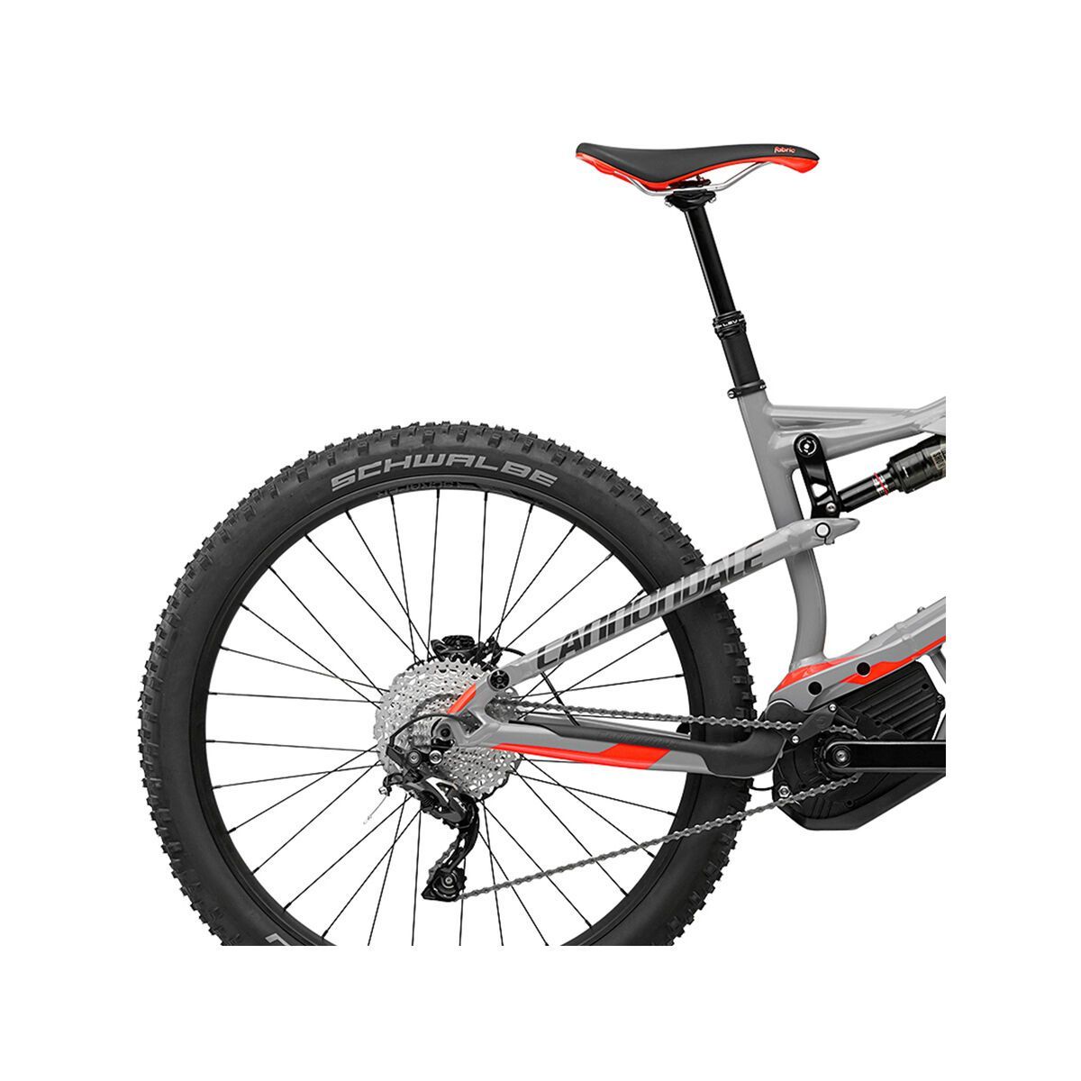 Cannondale Moterra 2, stealth grey w/ hazard orange and anthracite grey, gloss - GRY - Bild 5