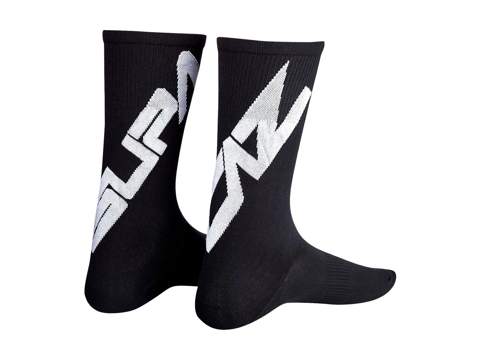 Supacaz SupaSox Twisted Sock, black/white - Bild 1