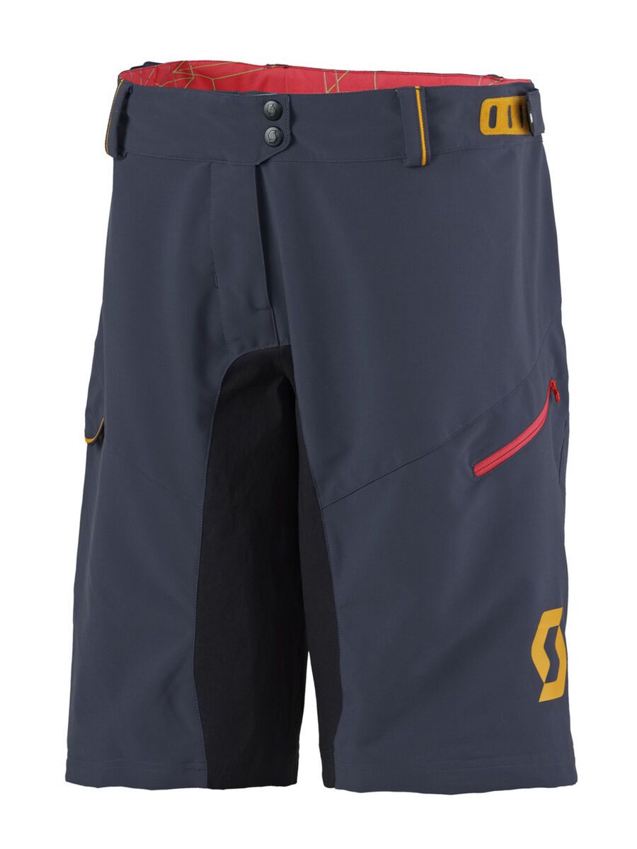 Scott Womens Progressive ls/fit w/Pad Shorts, blue nights/zinnia orange - Bild 1