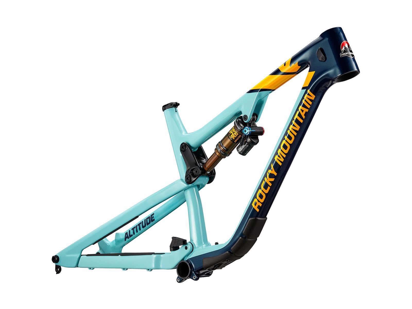 Rocky Mountain Altitude Carbon Frameset, folsom brison blue/surfin bird/schools out - Bild 1