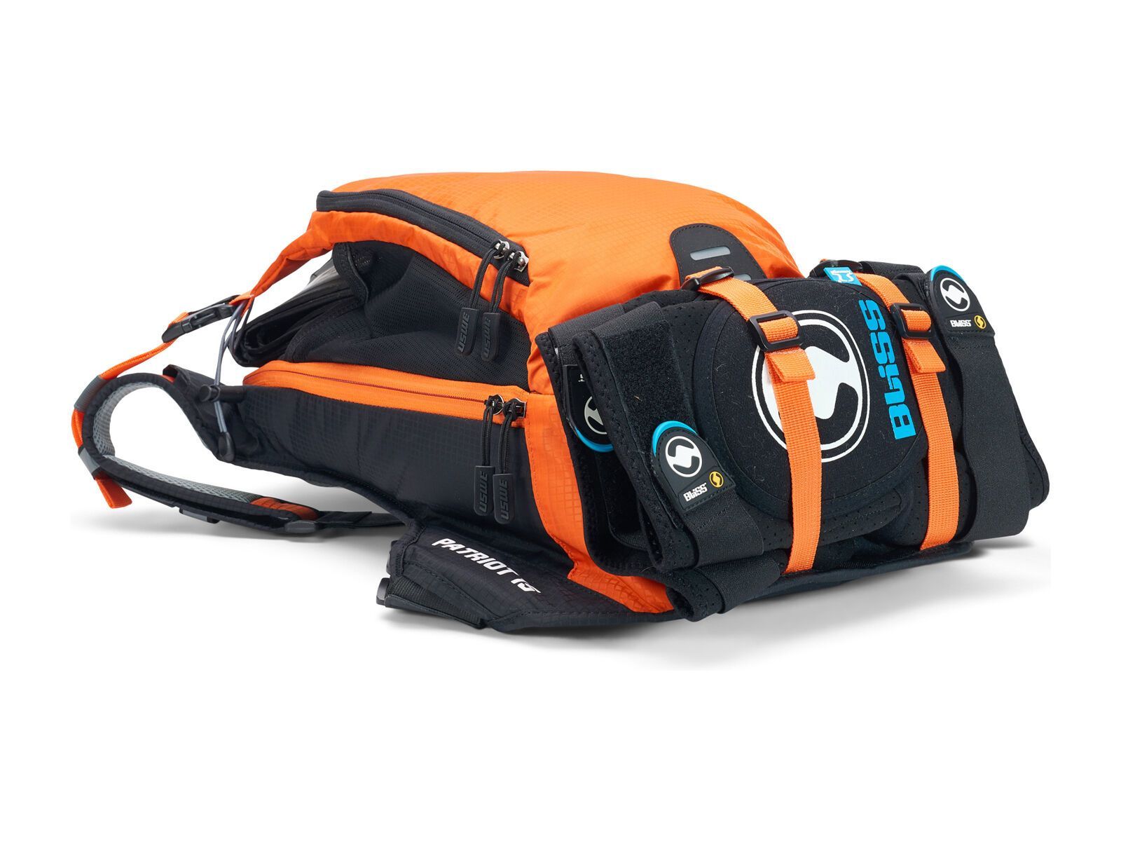 USWE Patriot 15 L MTB Protektoren-Rucksack, orange - Bild 7