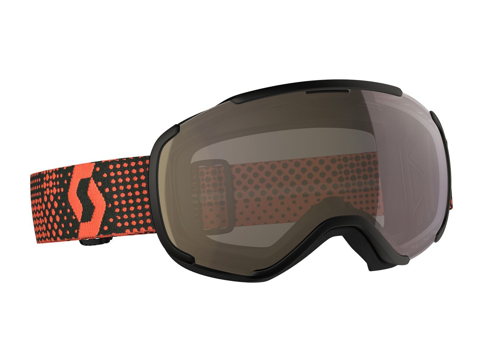 Scott Faze II, black/orange/Lens: amplifier gold chrome - Bild 1