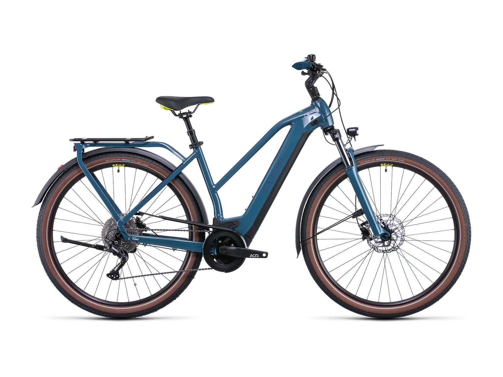 Cube Kathmandu Hybrid One 625 Trapeze, teal´n´lime - Bild 1