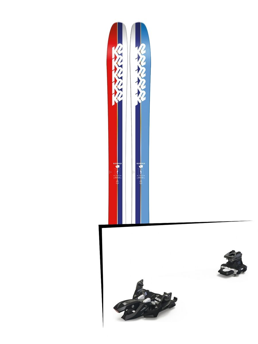 Set: K2 SKI Marksman 2019 + Marker Alpinist 9 black/titanium - Bild 1