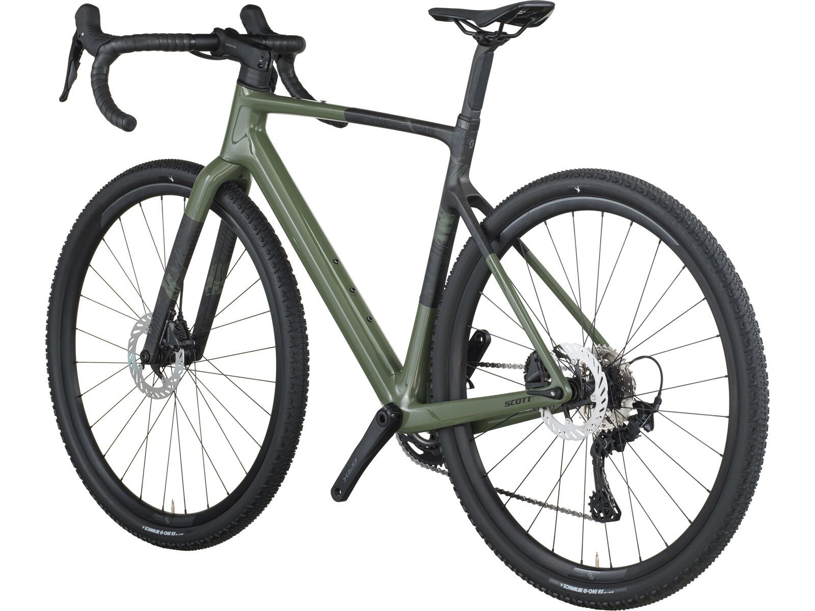 Scott Addict Gravel 40, wenge green - Bild 3